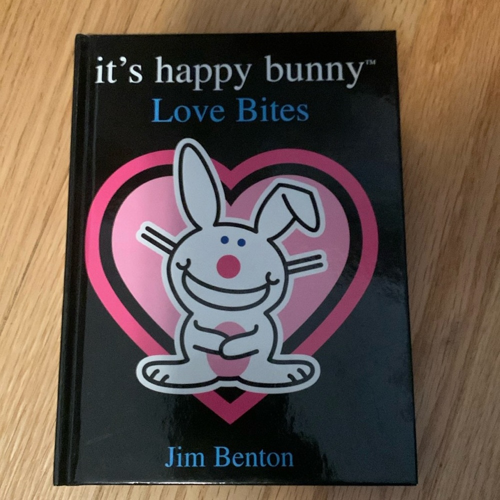 It’s happy bunny Love Bites Book 📖